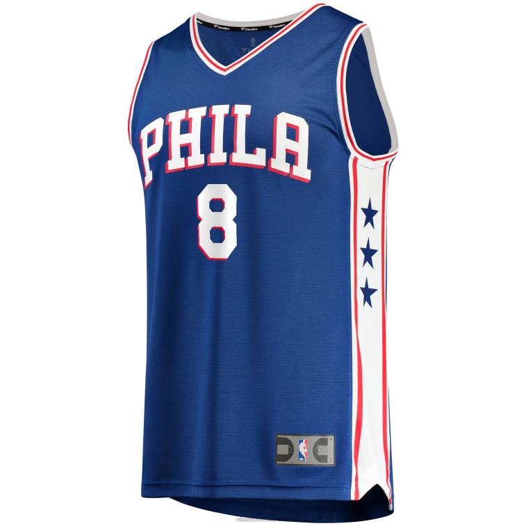 NBA 00F2L6157 Filadelfia 76ers de\'anthony melton royal maglia replica fast break