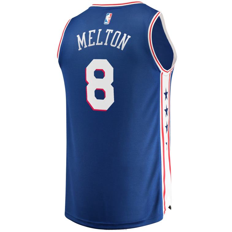 NBA 00F2L6157 Filadelfia 76ers de\'anthony melton royal maglia replica fast break