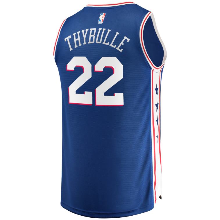 NBA 00F2L6465 Filadelfia 76ers matisse thybulle royal fast break replica giocatore maglia della squadra
