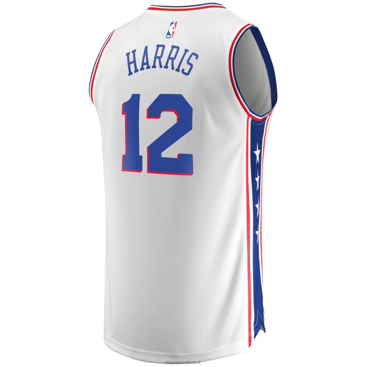 NBA 00F2L6813 Filadelfia 76ers tobias harris maglia bianca contropiede replica giocatore squadra