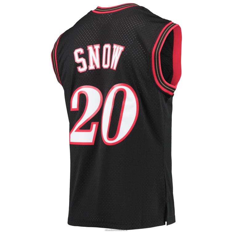 NBA 00F2L7905 Filadelfia 76ers Eric Snow Mitchell & Ness Black Hardwood Classics Swingman Jersey