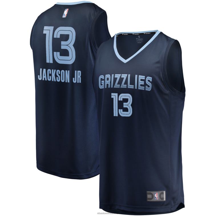 NBA 00F2L1120 memphis grizzlies jaren jackson jr. maglia da giocatore di contropiede blu navy