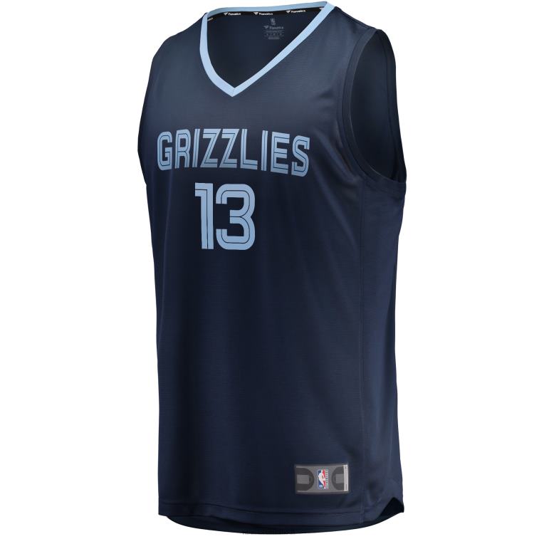 NBA 00F2L1120 memphis grizzlies jaren jackson jr. maglia da giocatore di contropiede blu navy