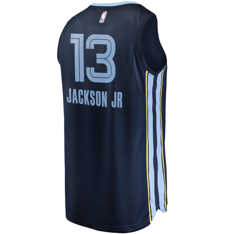NBA 00F2L1120 memphis grizzlies jaren jackson jr. maglia da giocatore di contropiede blu navy