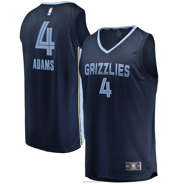 NBA 00F2L1419 memphis grizzlies steven adams navy maglia veloce break replica