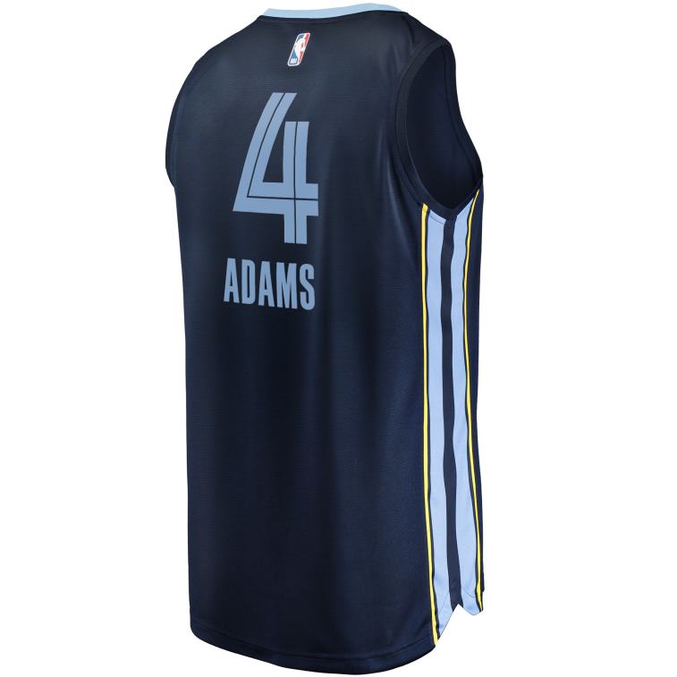 NBA 00F2L1419 memphis grizzlies steven adams navy maglia veloce break replica
