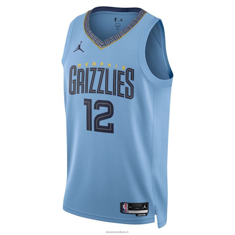 NBA 00F2L17 memphis grizzlies ja morant jordan marca maglia swingman azzurra