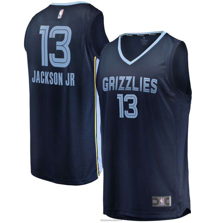 NBA 00F2L1990 memphis grizzlies jaren jackson jr. maglia replica fast break blu navy