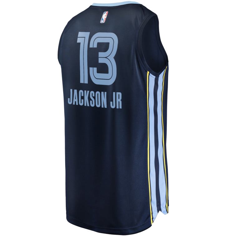 NBA 00F2L1990 memphis grizzlies jaren jackson jr. maglia replica fast break blu navy