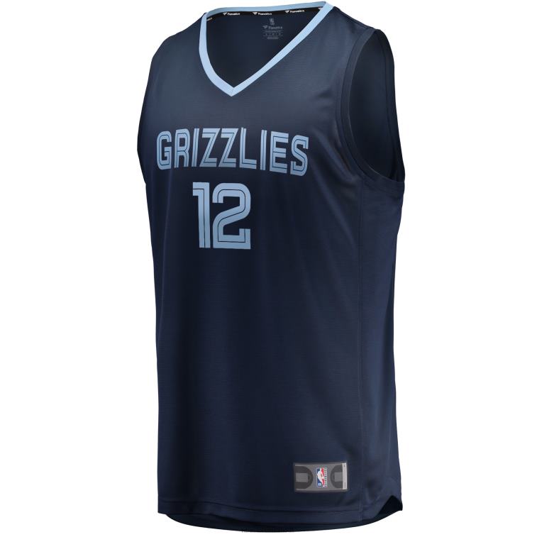 NBA 00F2L40 maglia memphis grizzlies ja morant navy replica fast break