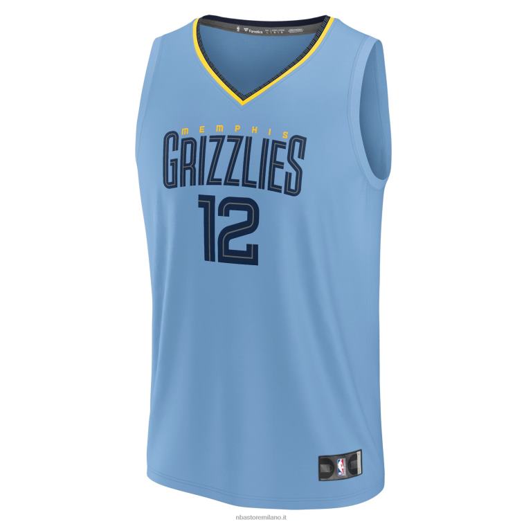 NBA 00F2L755 memphis grizzlies ja morant maglia azzurra replica giocatore fast break