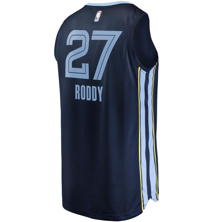 NBA 00F2L7922 Memphis Grizzlies David Roddy Navy Draft First Round Pick Fast Break Replica Maglia Giocatore