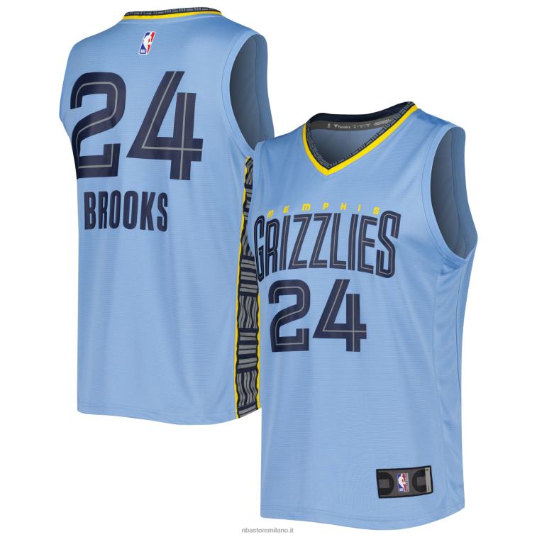 NBA 00F2L905 memphis grizzlies dillon brooks maglia azzurra replica giocatore fast break