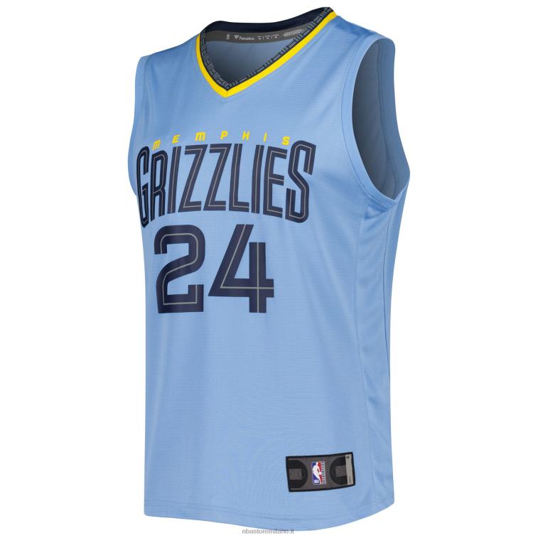 NBA 00F2L905 memphis grizzlies dillon brooks maglia azzurra replica giocatore fast break