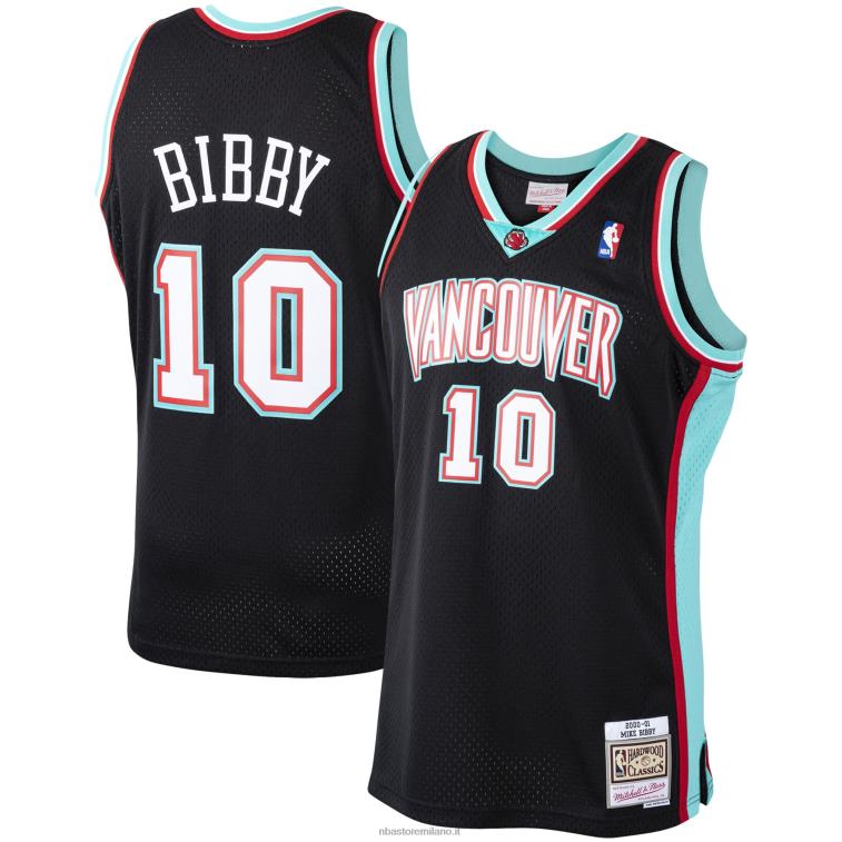 NBA 00F2L1895 vancouver grizzlies mike bibby mitchell & ness black hardwood classics swingman jersey
