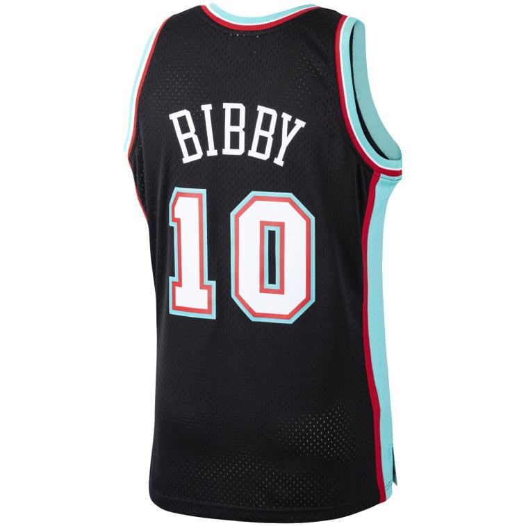 NBA 00F2L1895 vancouver grizzlies mike bibby mitchell & ness black hardwood classics swingman jersey