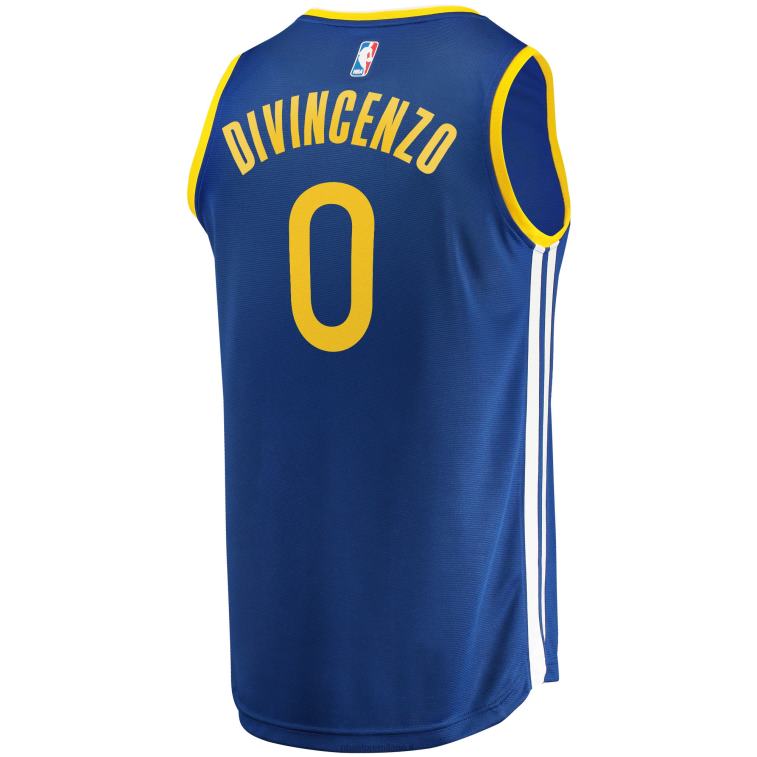 NBA 00F2L1538 golden state warriors donte divincenzo maglia blu fast break replica giocatore - icona