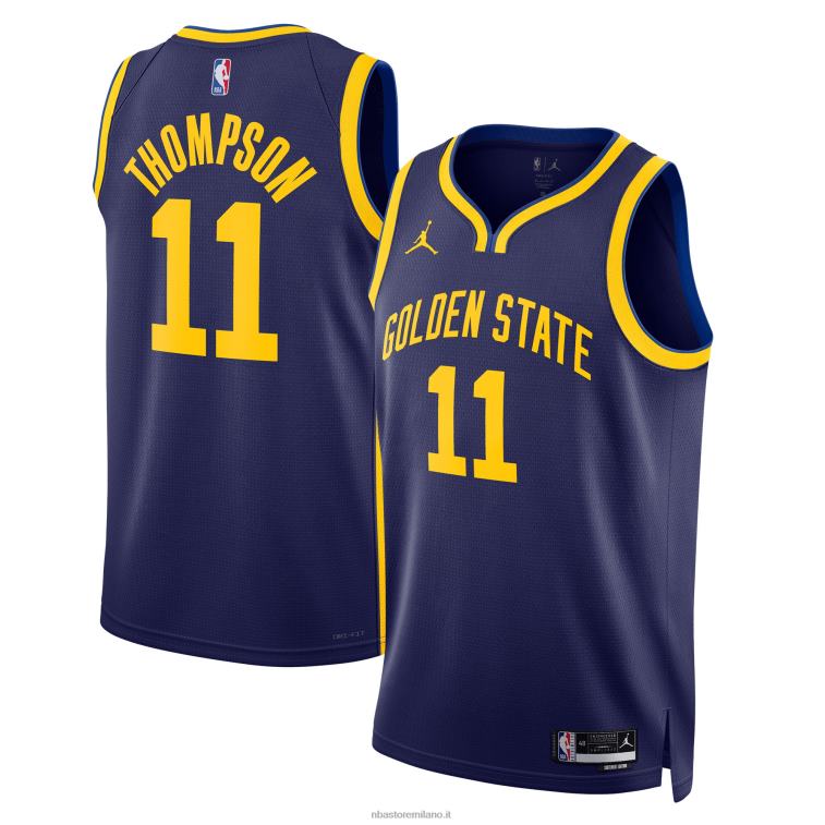 NBA 00F2L214 golden state warriors klay thompson jordan marca maglia swingman navy