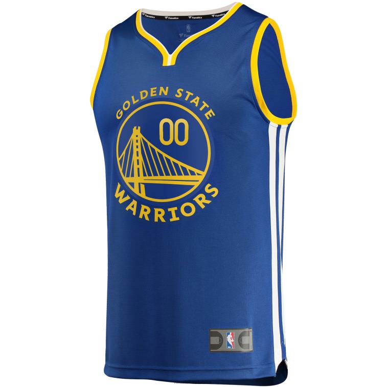 NBA 00F2L2505 golden state warriors jonathan kuminga maglia replica fast break reale