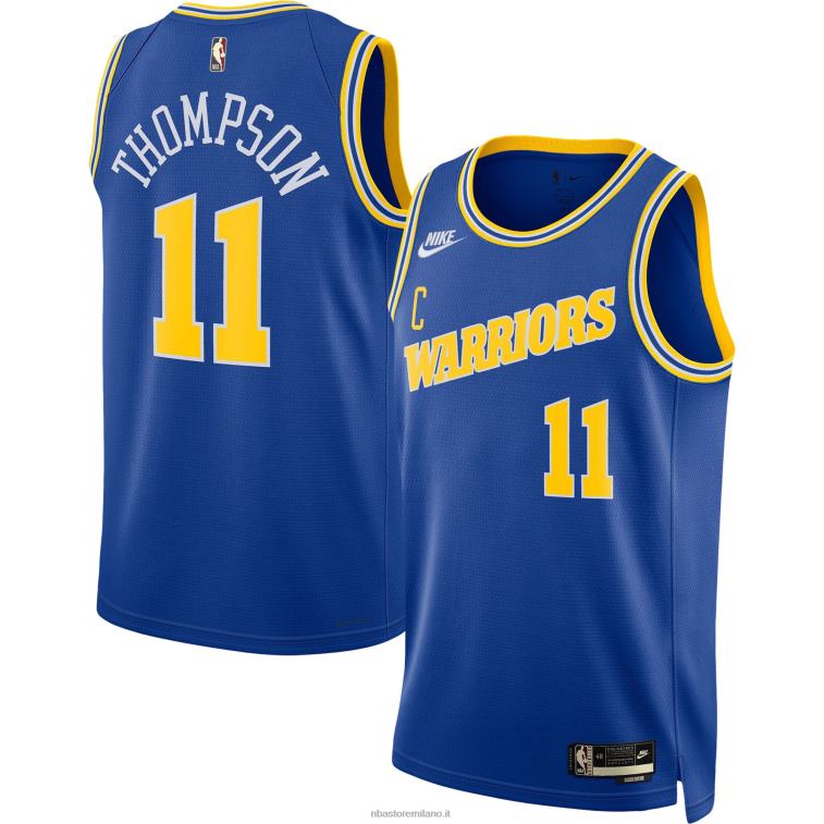 NBA 00F2L2720 maglia golden state warriors klay thompson nike royal swingman