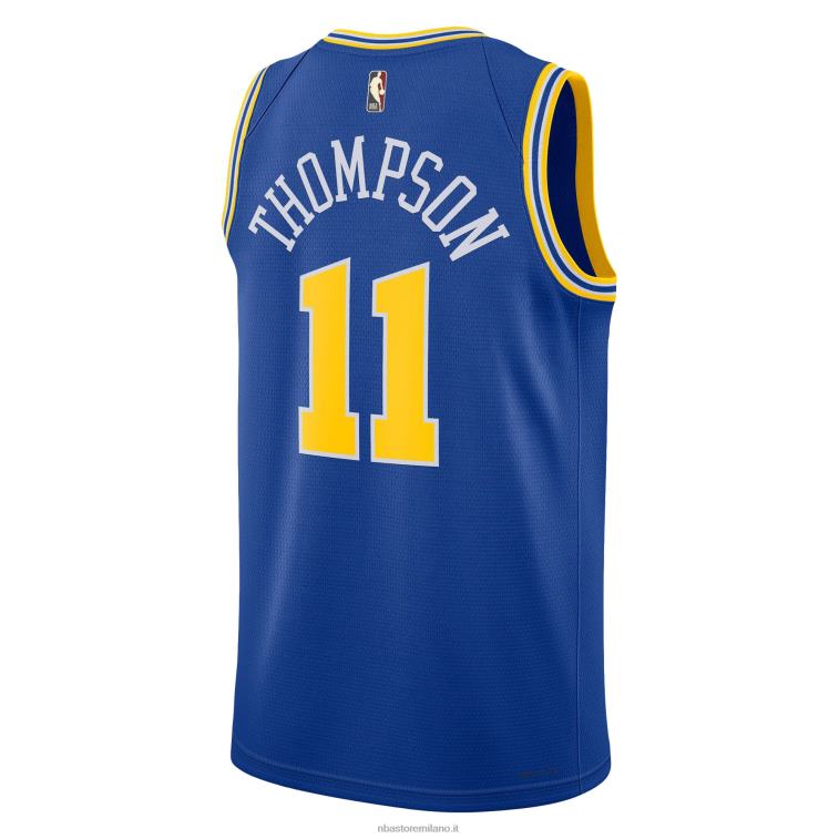 NBA 00F2L2720 maglia golden state warriors klay thompson nike royal swingman