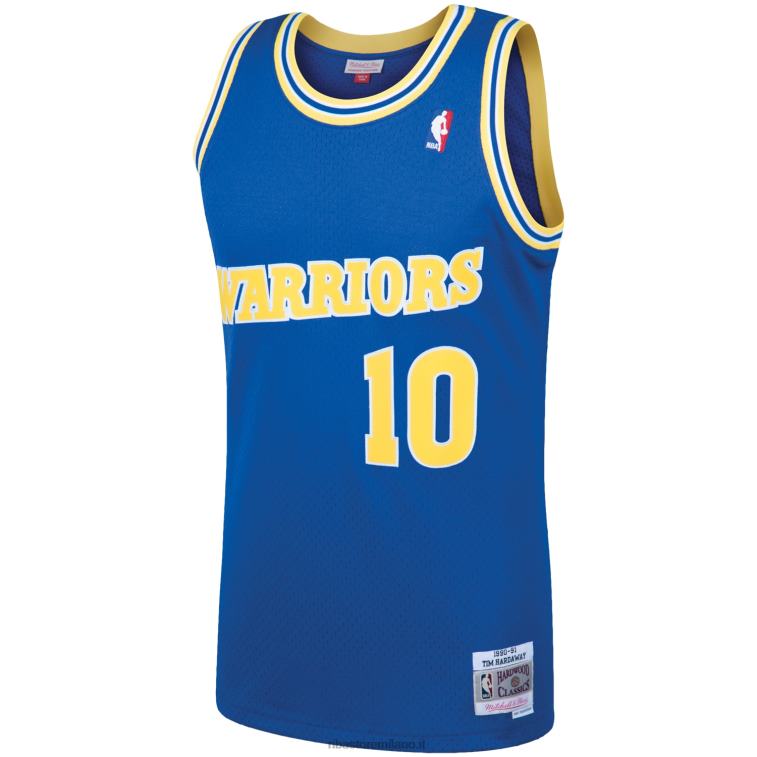 NBA 00F2L425 maglia giocatore swingman dei golden state warriors tim hardaway royal 1990 hardwood classics