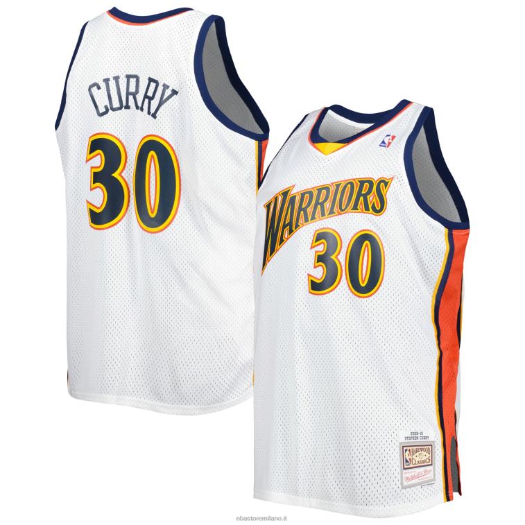 NBA 00F2L4915 golden state warriors stephen curry bianco big & tall hardwood classici jersey swingman
