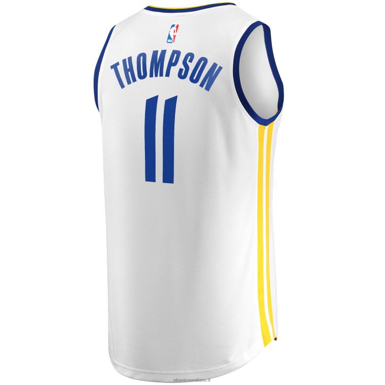 NBA 00F2L523 Golden State Warriors klay thompson maglia bianca replica giocatore fast break