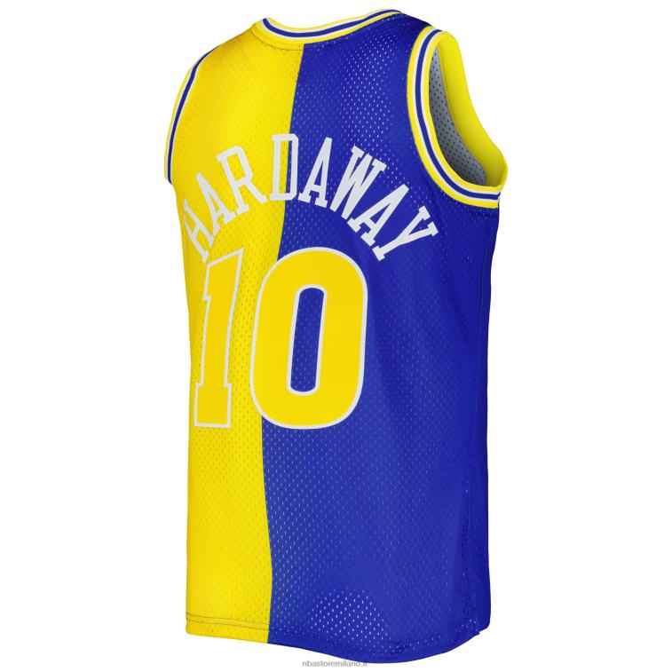 NBA 00F2L6783 maglia swingman divisa dei golden state warriors tim hardaway royal/gold hardwood classics 1990-91