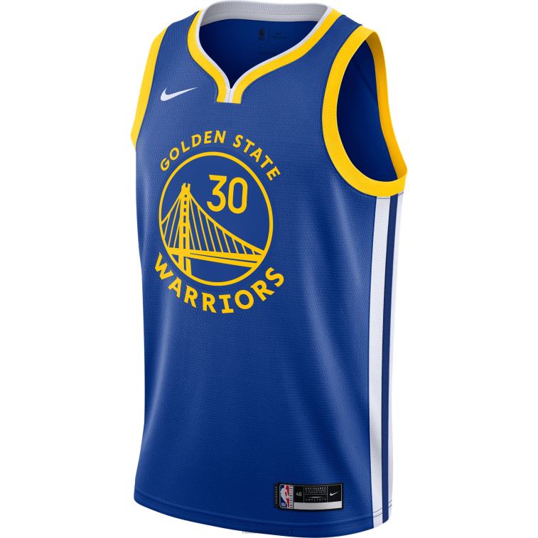 NBA 00F2L690 maglia golden state warriors stephen curry nike royal swingman
