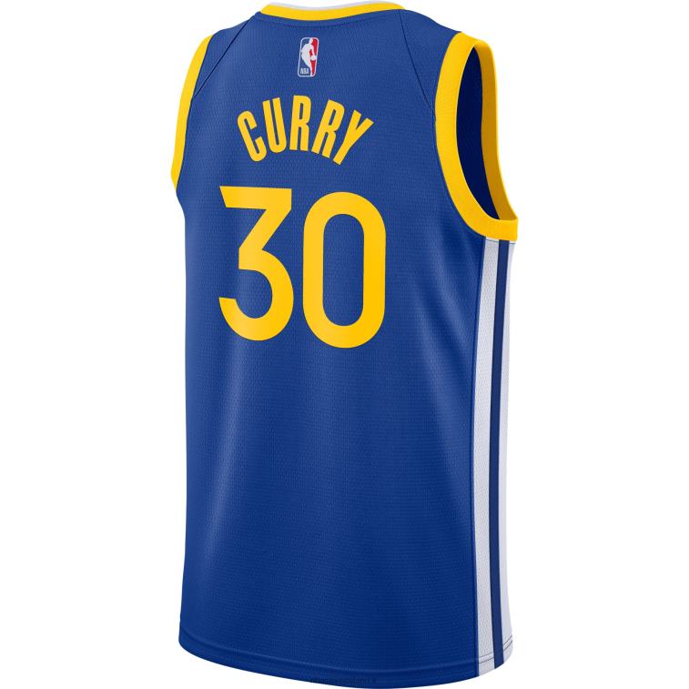 NBA 00F2L690 maglia golden state warriors stephen curry nike royal swingman