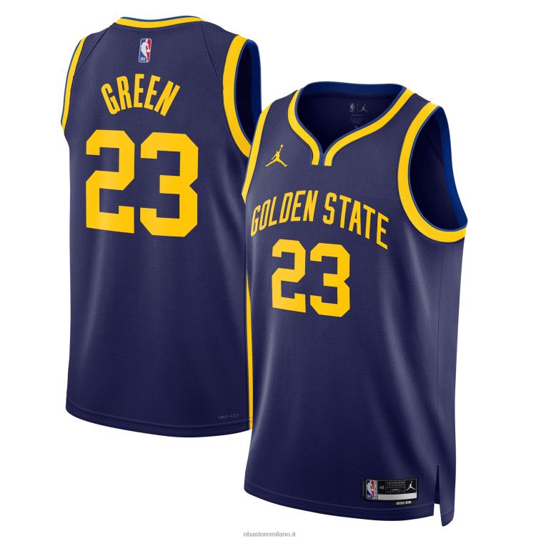 NBA 00F2L7091 Golden State Warriors Draymond Green Jordan marca maglia Swingman Navy