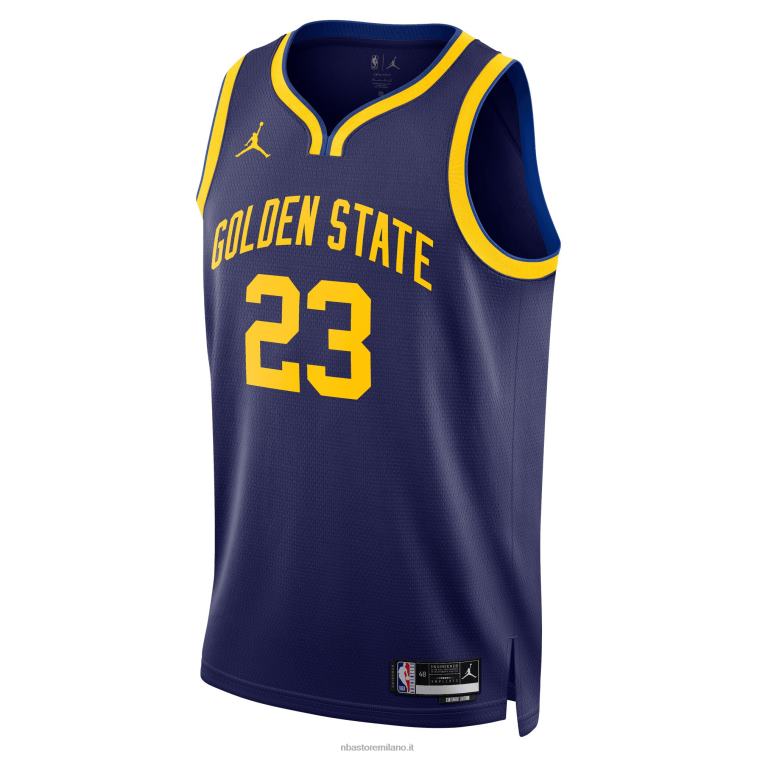 NBA 00F2L7091 Golden State Warriors Draymond Green Jordan marca maglia Swingman Navy