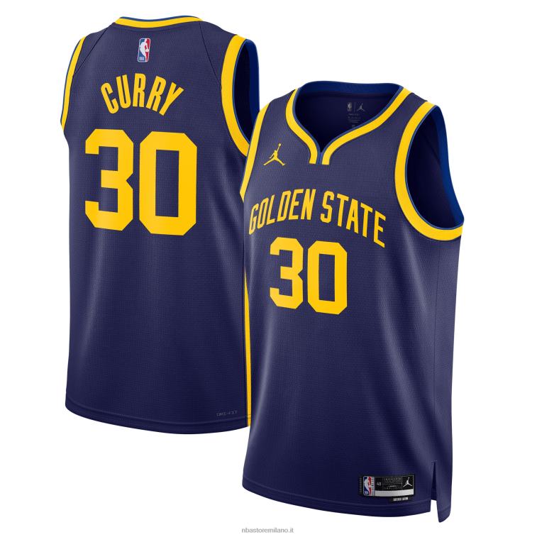 NBA 00F2L81 Golden State Warriors Stephen Curry Jordan marca maglia swingman navy