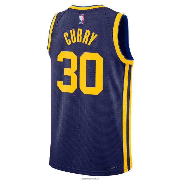 NBA 00F2L81 Golden State Warriors Stephen Curry Jordan marca maglia swingman navy