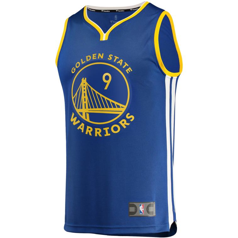 NBA 00F2L907 maglia replica dei golden state warriors andre iguodala royal fast break