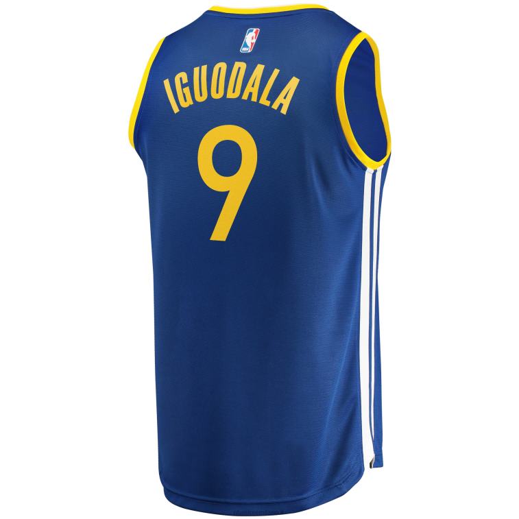 NBA 00F2L907 maglia replica dei golden state warriors andre iguodala royal fast break