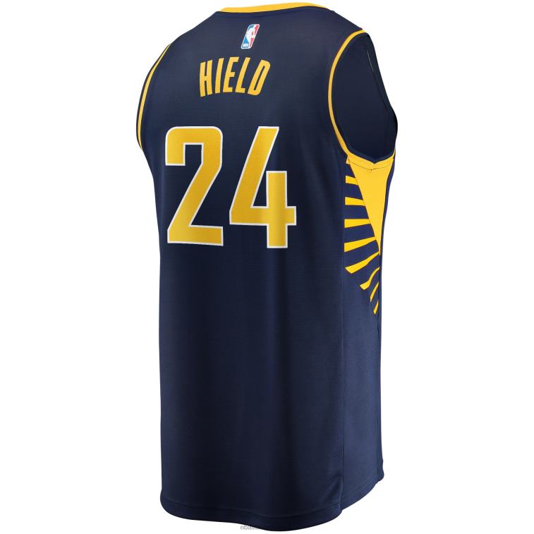 NBA 00F2L3147 maglia Indiana Pacers Buddy Hield Navy Fast Break replica