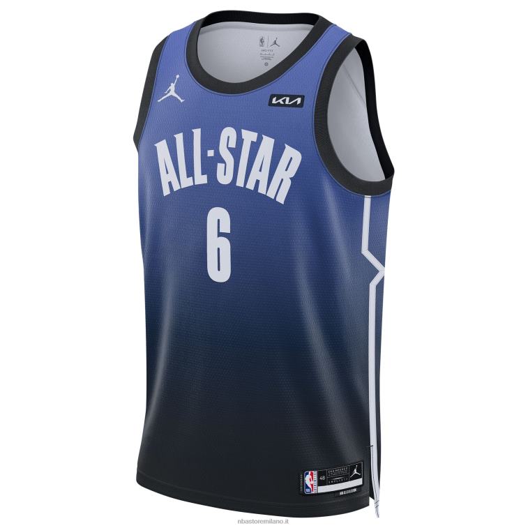 NBA 00F2L413 lebron james jordan marca maglia swingman blu all-star game