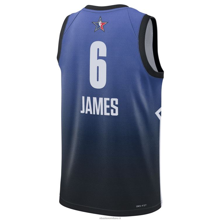 NBA 00F2L413 lebron james jordan marca maglia swingman blu all-star game