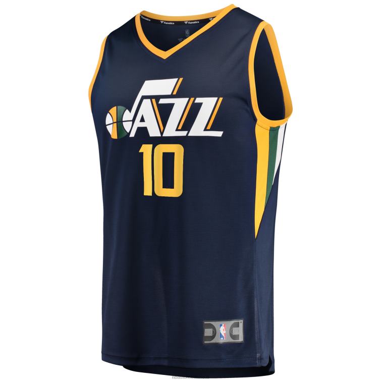 NBA 00F2L7058 utah jazz mike conley navy fast break replica maglia giocatore