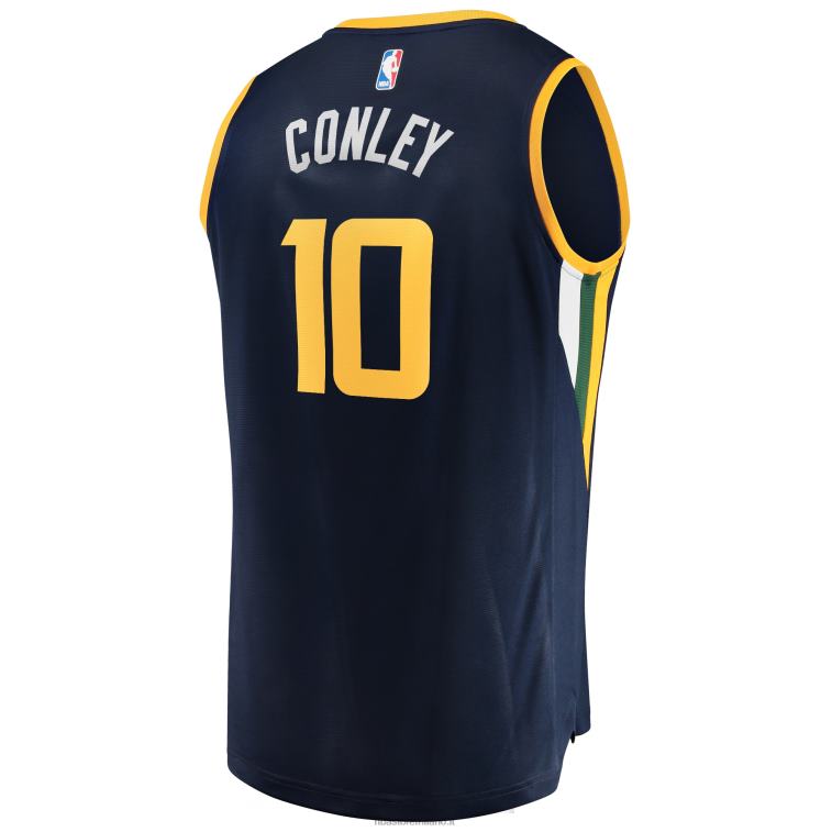 NBA 00F2L7058 utah jazz mike conley navy fast break replica maglia giocatore