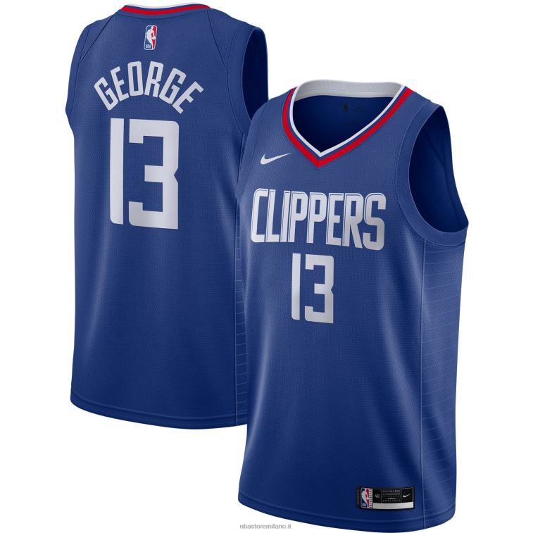 NBA 00F2L10666 maglia la clippers paul george nike royal swingman