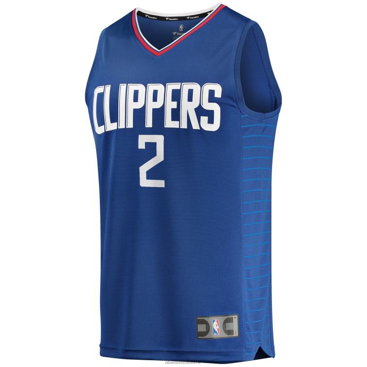 NBA 00F2L1342 la clippers kawhi leonard royal fast break replica maglia