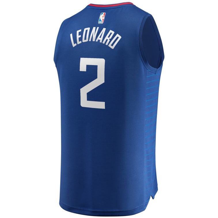 NBA 00F2L1342 la clippers kawhi leonard royal fast break replica maglia