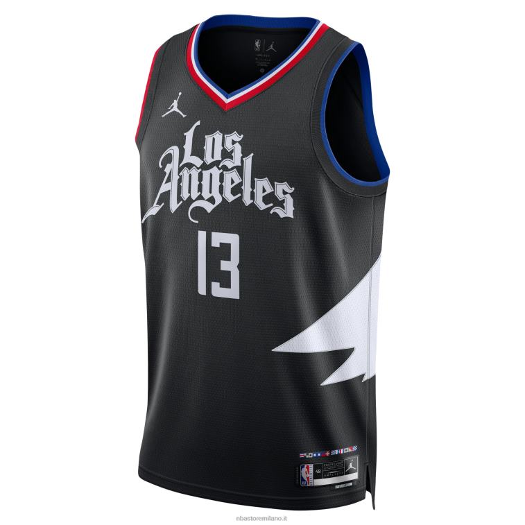 NBA 00F2L161 maglia swingman nera marca la clippers paul george jordan