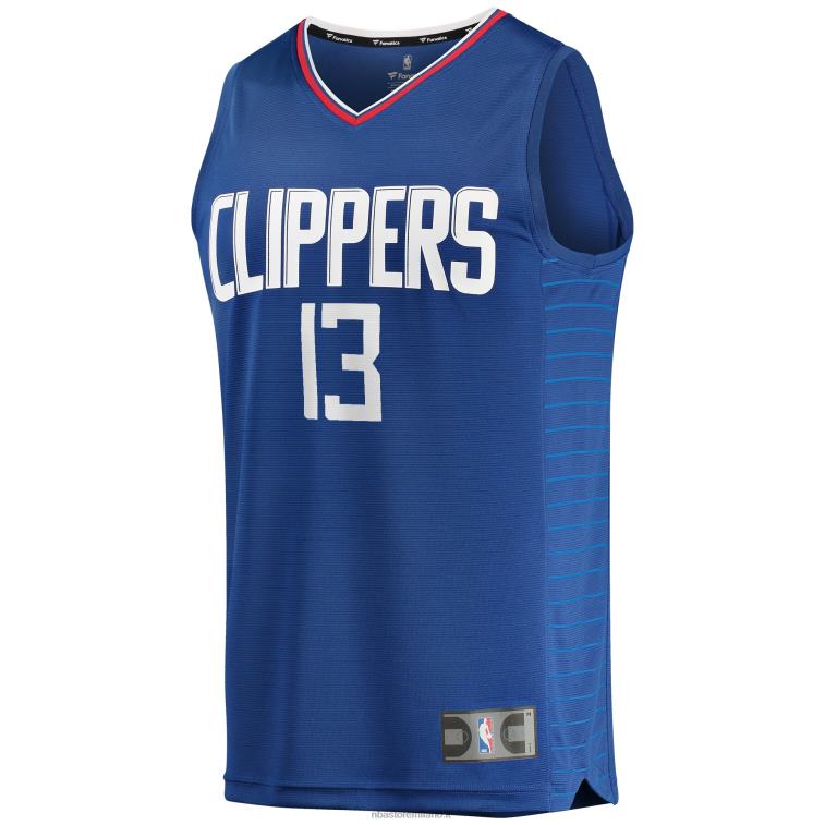 NBA 00F2L2489 la clippers paul george royal fast break replica maglia