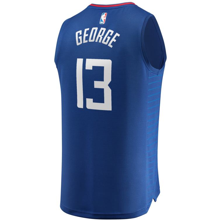NBA 00F2L2489 la clippers paul george royal fast break replica maglia