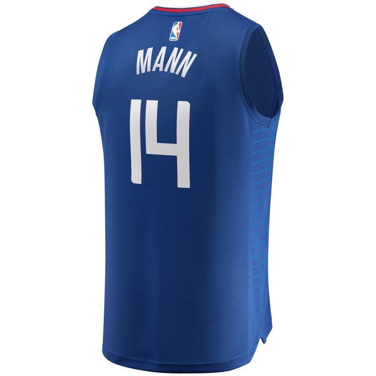 NBA 00F2L3920 maglia la clippers terance mann royal fast break replica