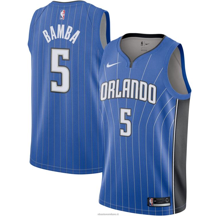 NBA 00F2L1483 maglia orlando magic mohamed bamba nike royal swingman